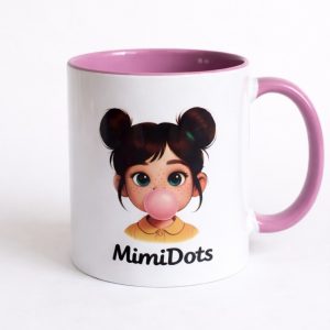 taza mimidots actitud de reina