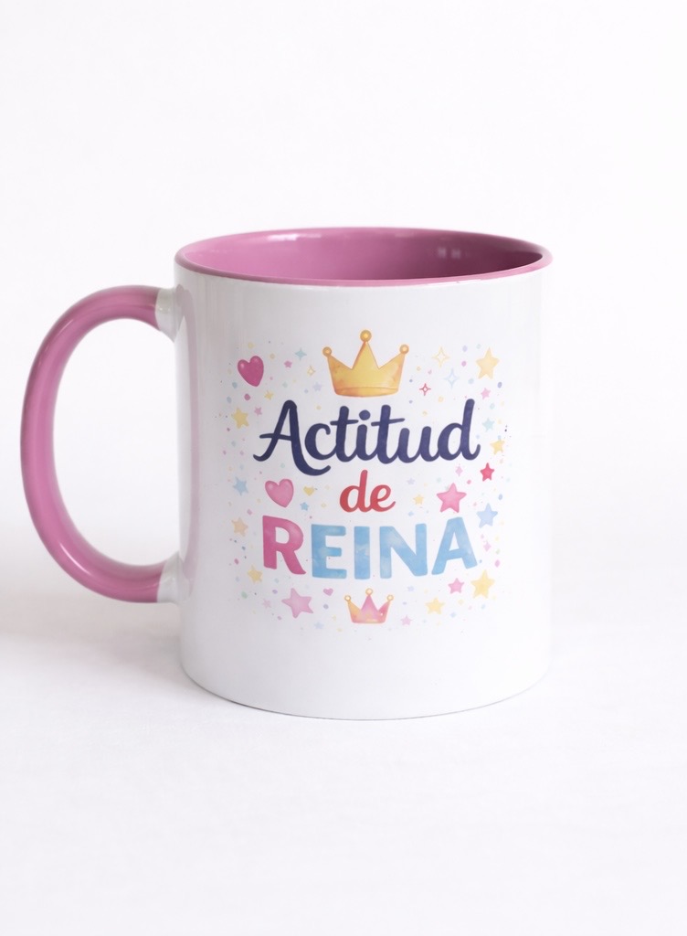 taza mimidots actitud de reina taza mimidots actitud de reina
