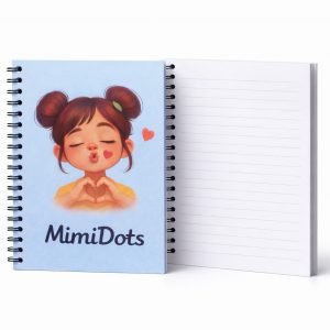 libreta a6 mimidots rayada – libreta pequeña para notas