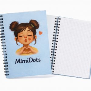 libreta a5 mimidots cuadrícula