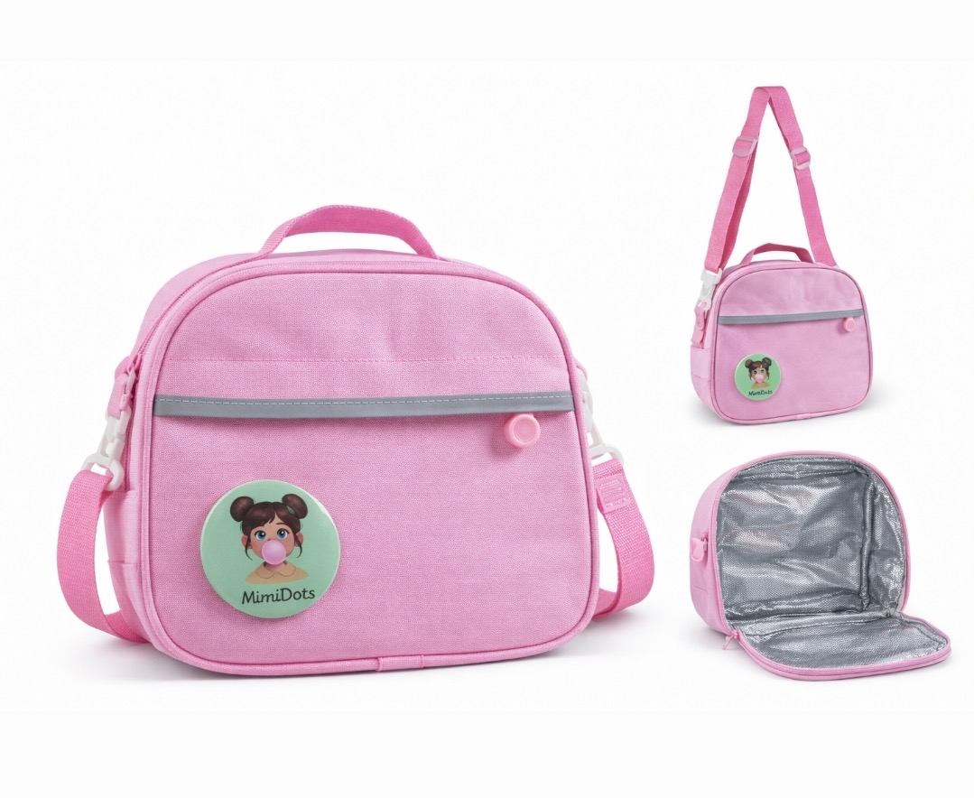 bolsa de almuerzo térmica mimidots con chapita bolsa de almuerzo térmica mimidots con chapita