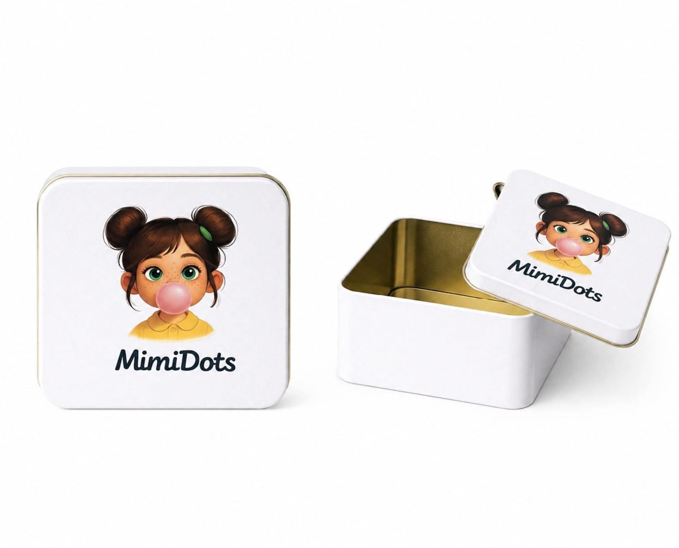 cajita metálica mimidots decorativa multiusos cajita metálica mimidots decorativa multiusos